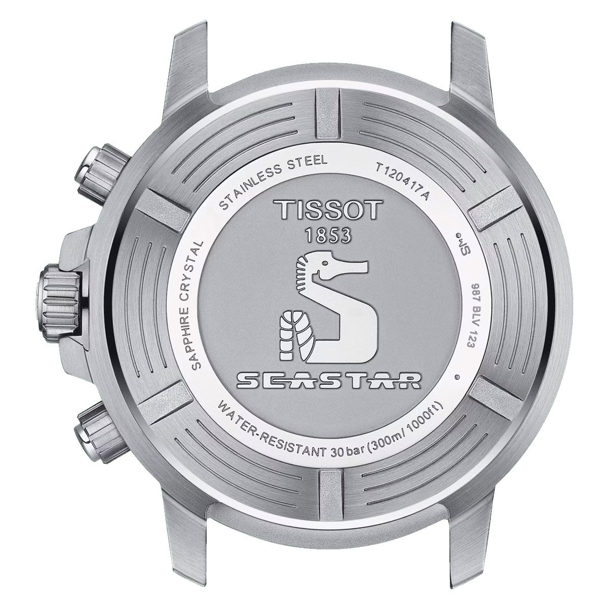 TISSOT - Reloj Tissot Seastar 1000 Chronograph Acero Negro