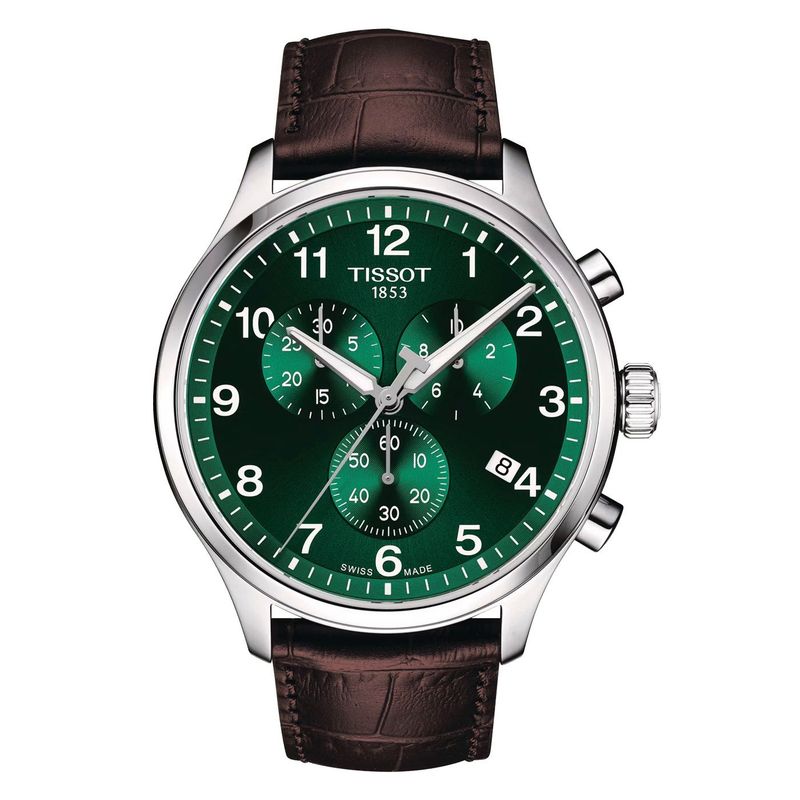TISSOT - Reloj Tissot Chrono XL Classic Cuero Café
