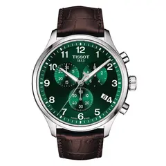 TISSOT - Reloj Chrono XL Classic Cuero Café