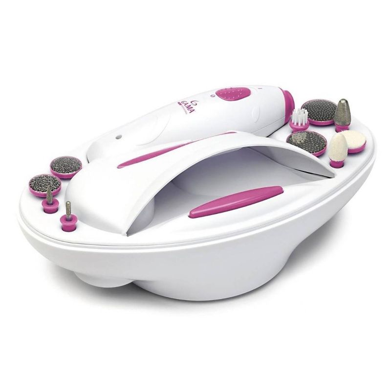 GAMA - Set De Manicure 11 Accesorios Blanco Nail Spa BVT Gama