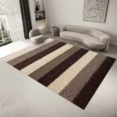 GENERICO - ALFOMBRA PARA LIVING ANTIDESLIZANTE CON DISEÑOS TRIDIMENCIONALES