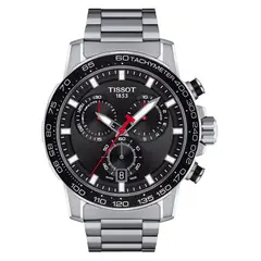 TISSOT - Reloj Supersport Chrono Acero Negro