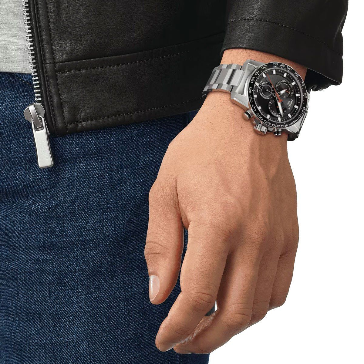 TISSOT - Reloj Tissot Supersport Chrono Acero Negro