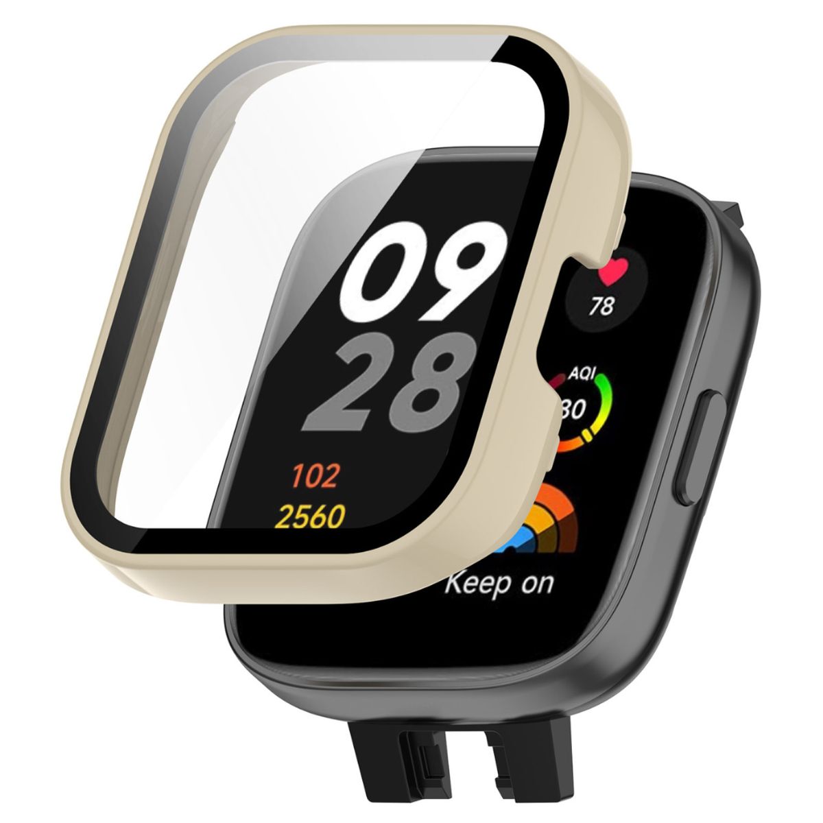 GENERICO - Protector 360° Con Vidrio Templado Para Redmi Watch 3