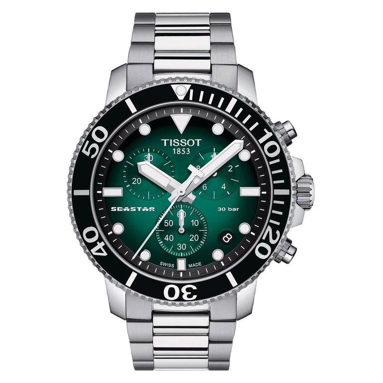 Reloj Seastar 1000 Quartz Chronograph Acero Gris TALLA UNICA