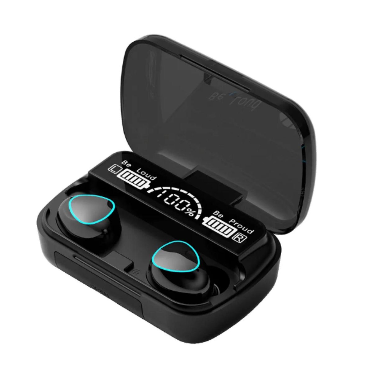 GENERICO - Audifonos Bluetooth Recargables TWS In Ear Manos Libres Negro