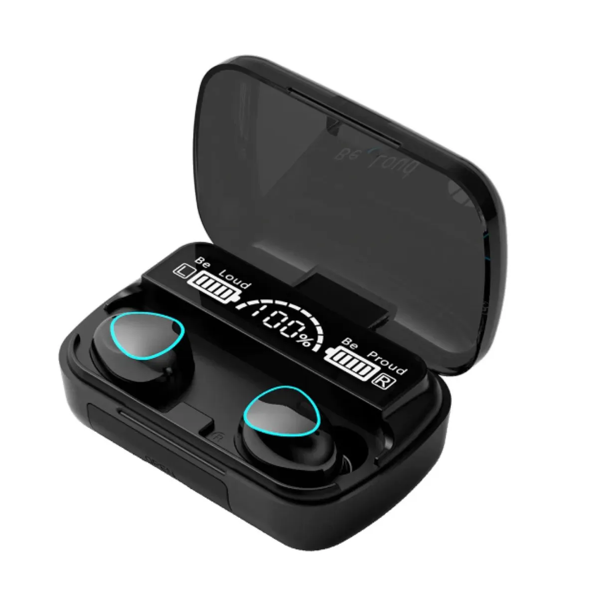 GENERICO - Audifonos Bluetooth Recargables TWS In Ear Manos Libres Negro