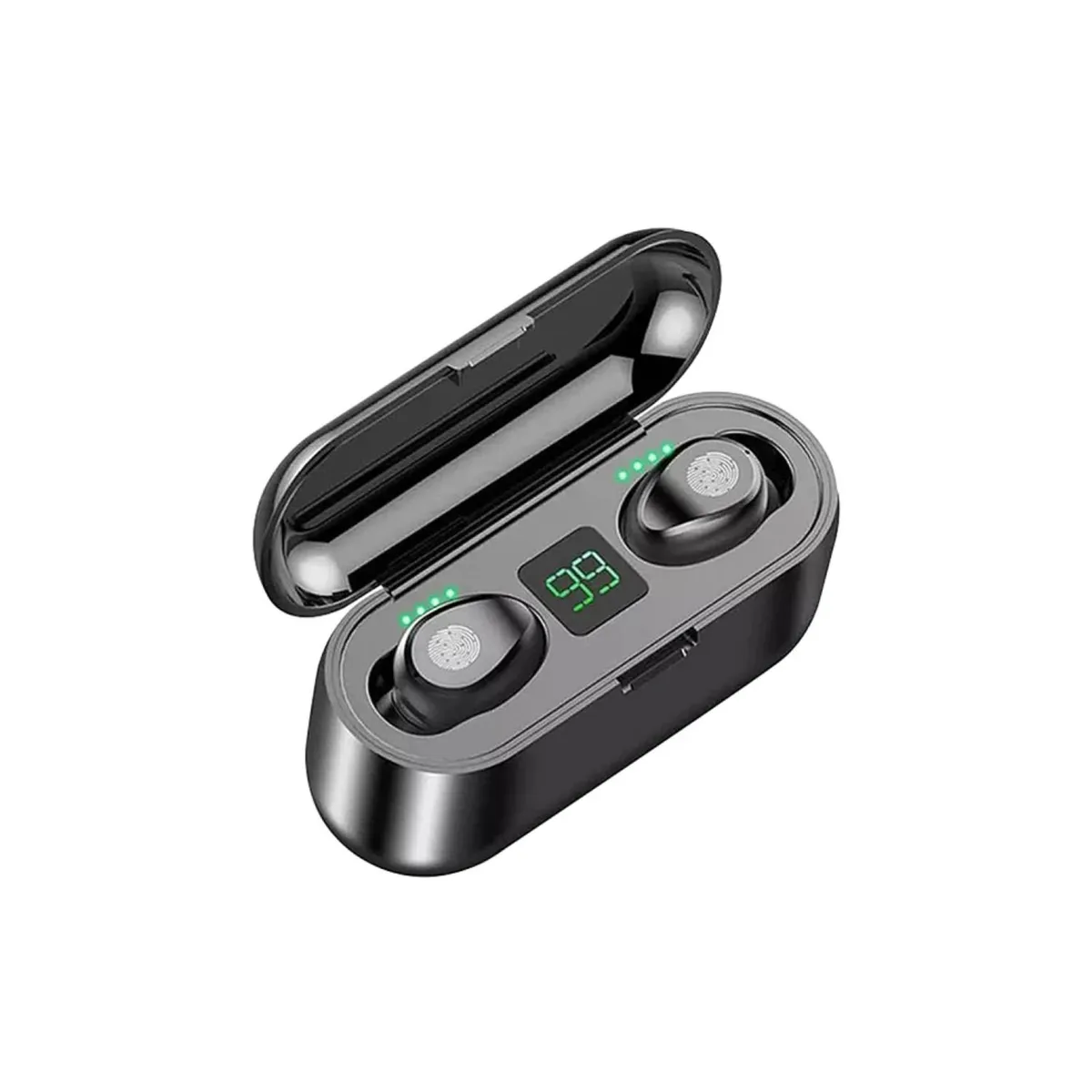 GENERICO - Audifonos Bluetooth Recargables TWS In Ear Manos Libres AKS-T20 Negro