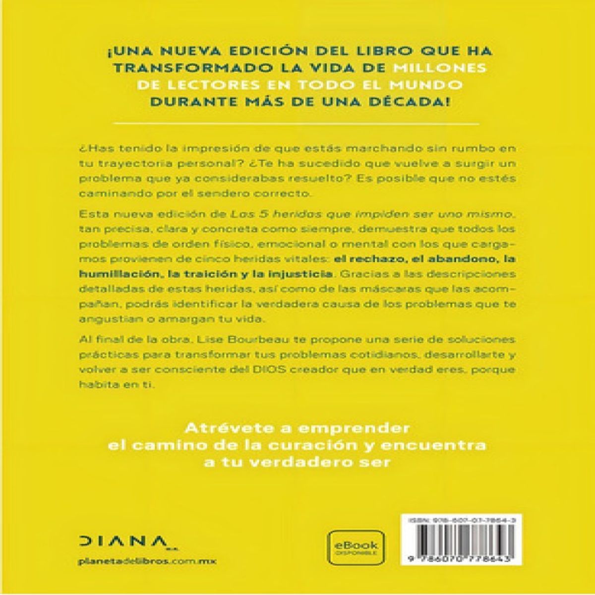 DIANA - Las 5 Heridas Que Impiden Ser Uno Mismo Editorial Diana
