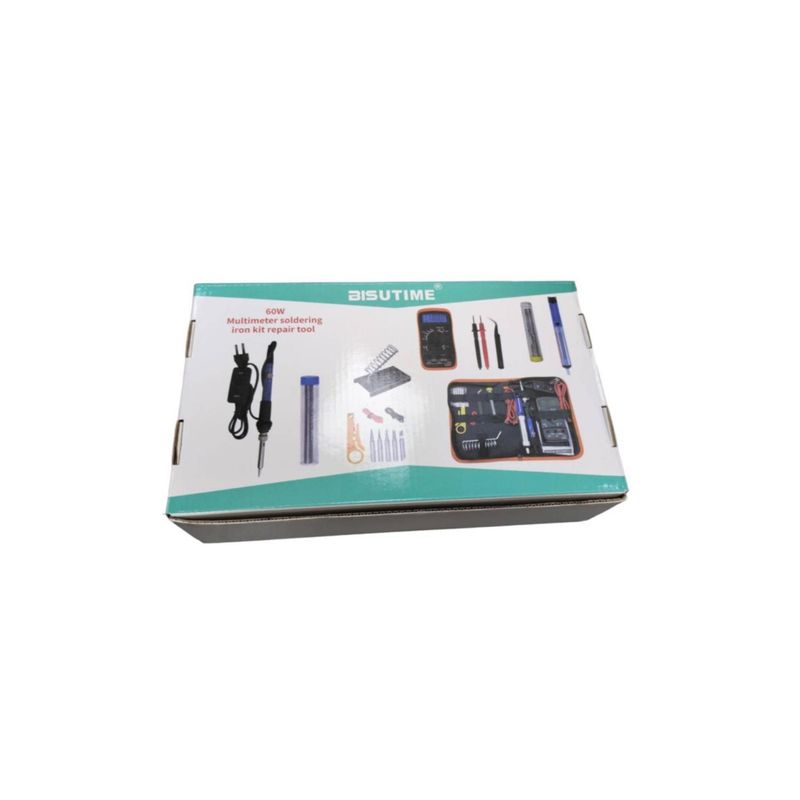 GENERICO - Kit De Soldadura Soldador Multimetro Con Accesorios