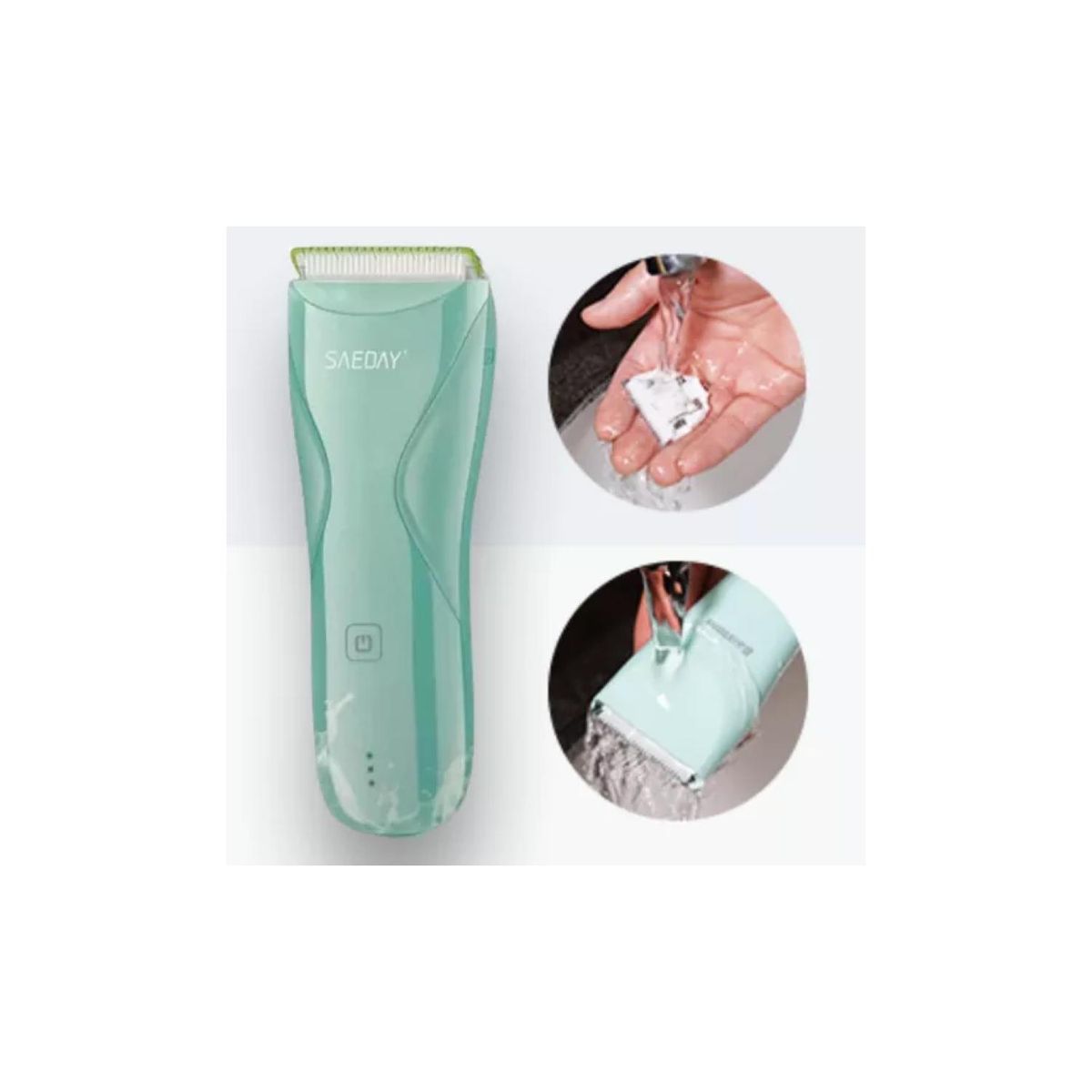 GENERICO - Maquina Corta Pelo Para Bebes Inalambrico IPX7 Celeste