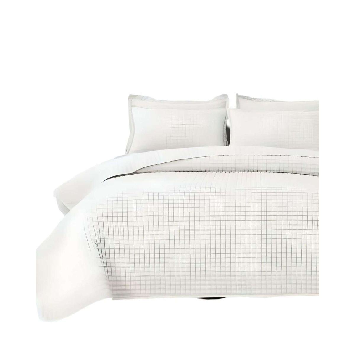 GENERICO - COBERTOR DE LUJO QUILT VERANO PLAZA Y MEDIA BLANCO