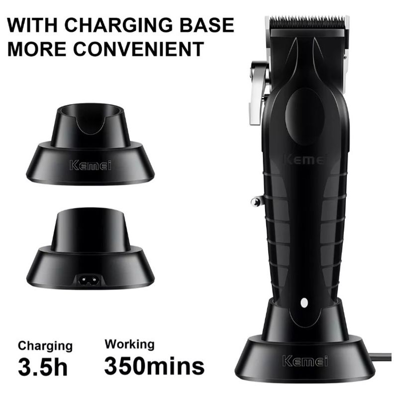 DORCO - Máquina afeitadora Kemei 2296 negra 220V