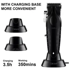 DORCO - Máquina afeitadora Kemei 2296 negra 220V