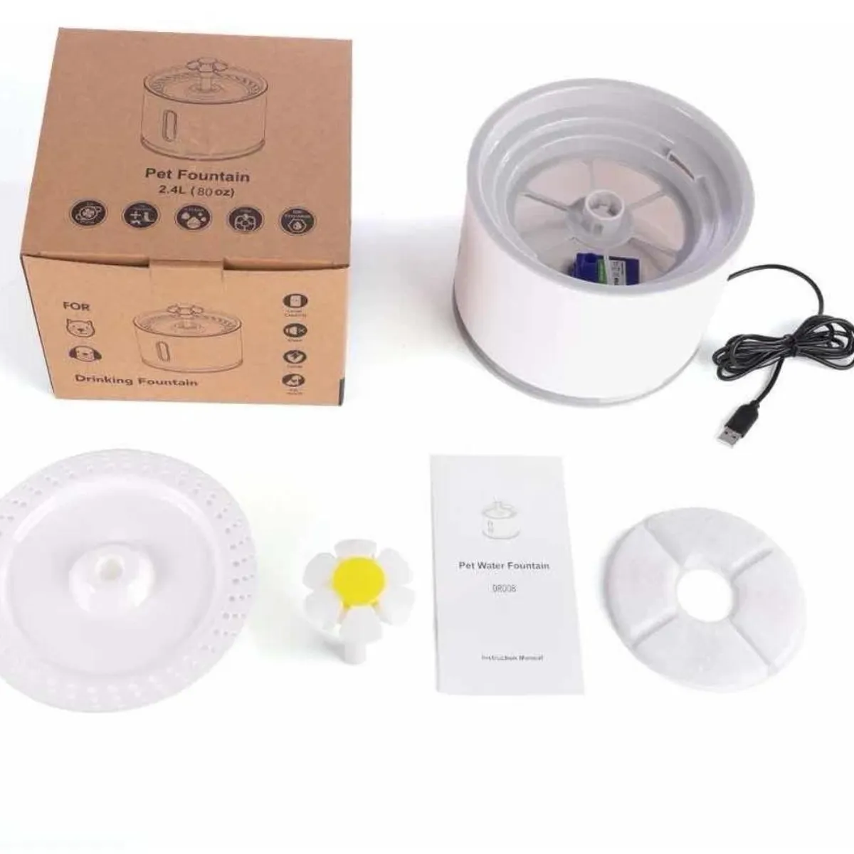 GENERICO - Bebedero Eléctrico De Agua 24lts Para Perros Y Gatos