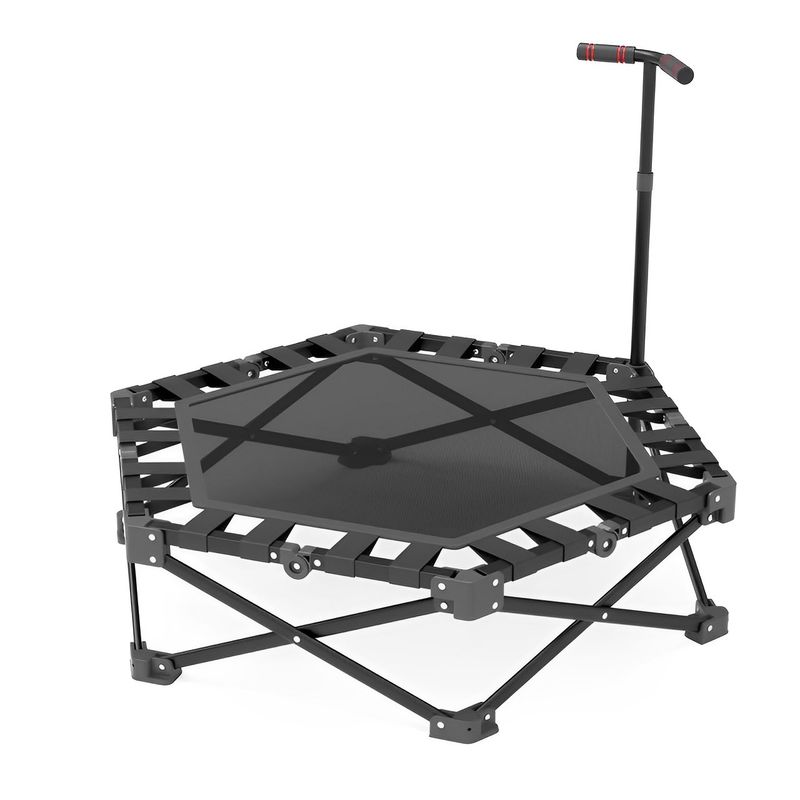 KOKILA - Trampolín Salto Redondo Con Elásticos Profesional Agarradera