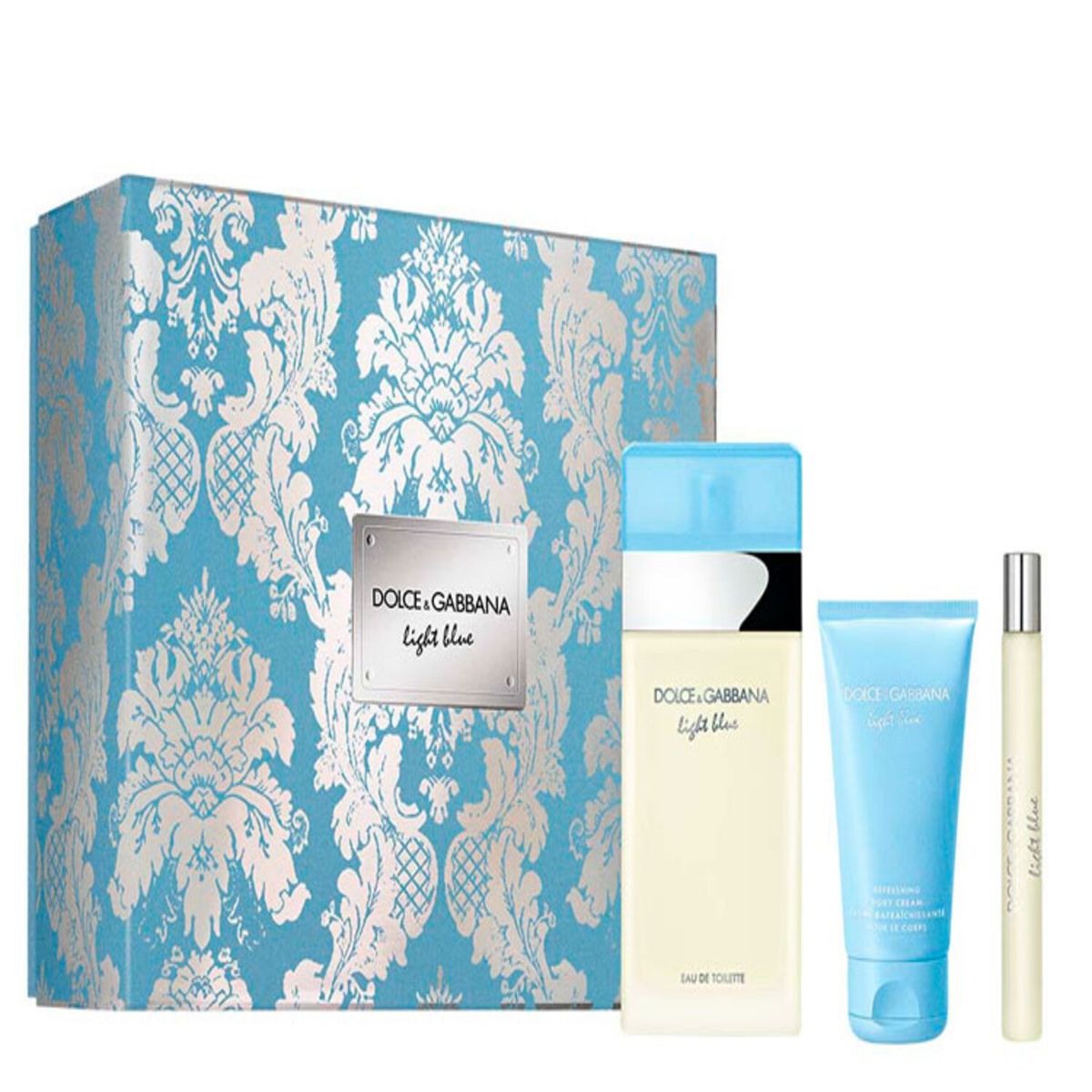 DOLCE&GABBANA - DOLCE & GABBANA LIGHT BLUE ESTUCHE EDT 100ML+10ML+CREMA 50ML