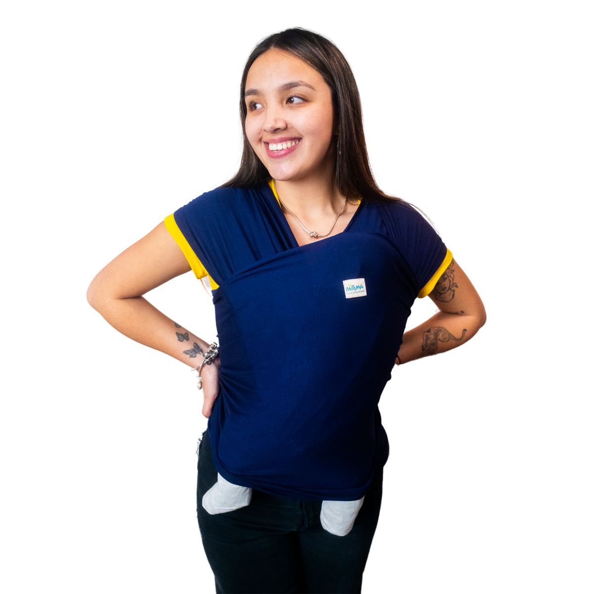 MITIMA - Fular PortaBebe Mitima Azul Marino