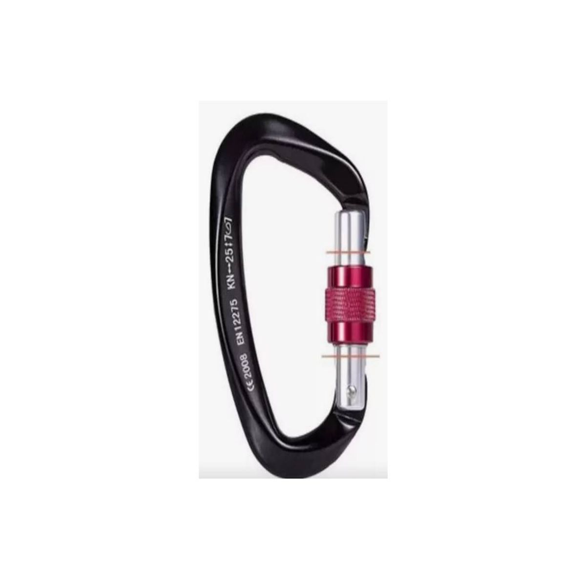 GENERICO - Mosquetón Climbing Resistente Profesional 25 Kn Multiuso