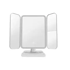 GENERICO - Espejo Iluminado Para Maquillaje Espejo De Tocador Plegable SK