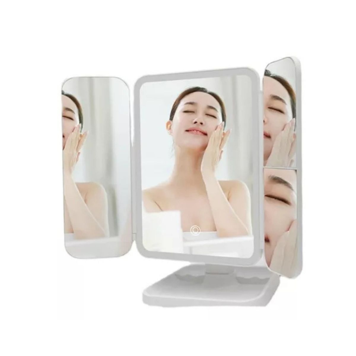 GENERICO - Espejo Iluminado Para Maquillaje Espejo De Tocador Plegable