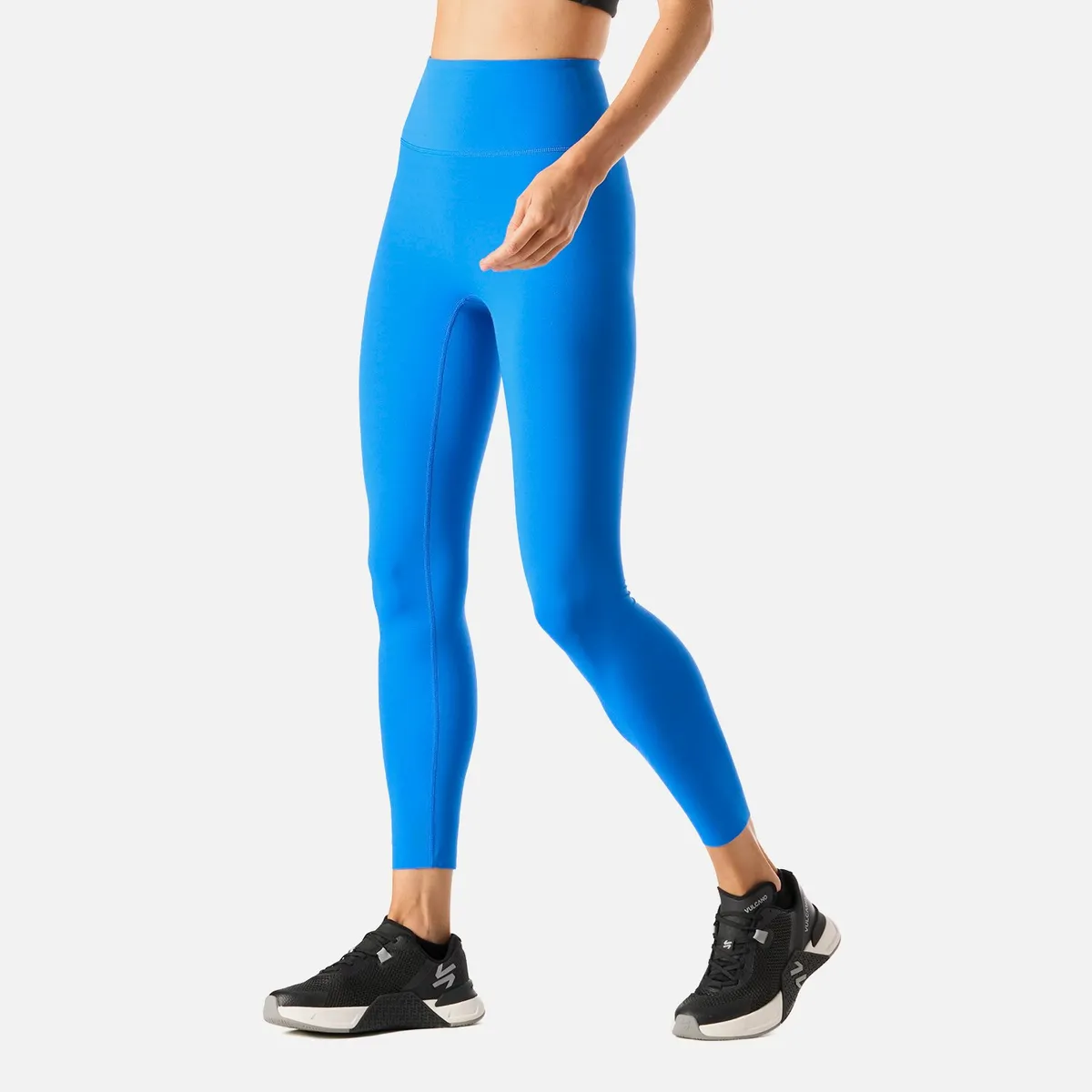 VULCANO - Calza Mujer Tempo 7/8 Super High Rise Leggins Azul Vulcano