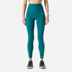 VULCANO - Calza Mujer Tempo 7/8 Super High Rise Leggins Petroleo