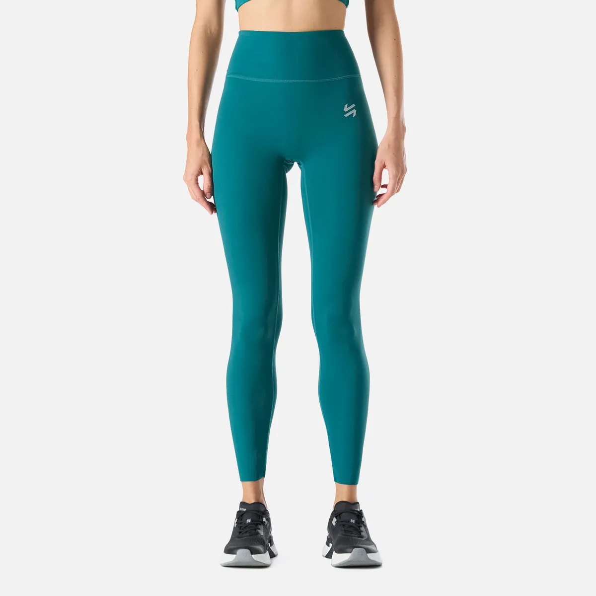 VULCANO - Calza Mujer Tempo 7/8 Super High Rise Leggins Petroleo Vulcano