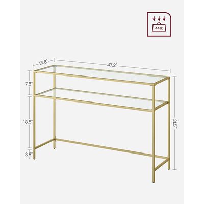 Imagen 2 del producto Mesa Auxiliar Estrecha 120 Cm Estructura De Metal