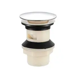 GENERICO - Desagüe Lavatorio Pvc 1-14 Con Rebalse Push Up Sin Cola