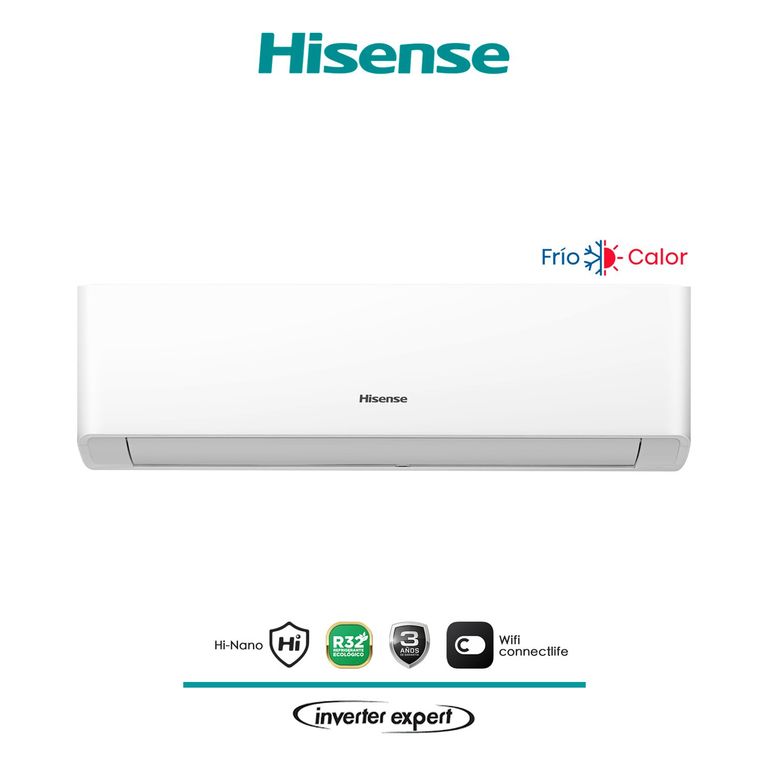 Aire Acondicionado 09000 BTU Hi-Vida - Inverter Expert