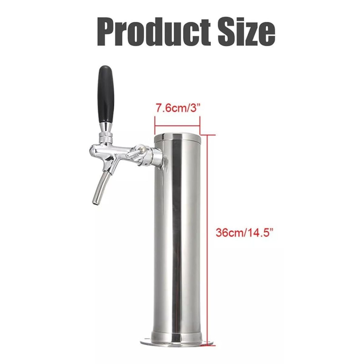 GENERICO - Torre Dispensadora De Cerveza Con Compensador De Flujo