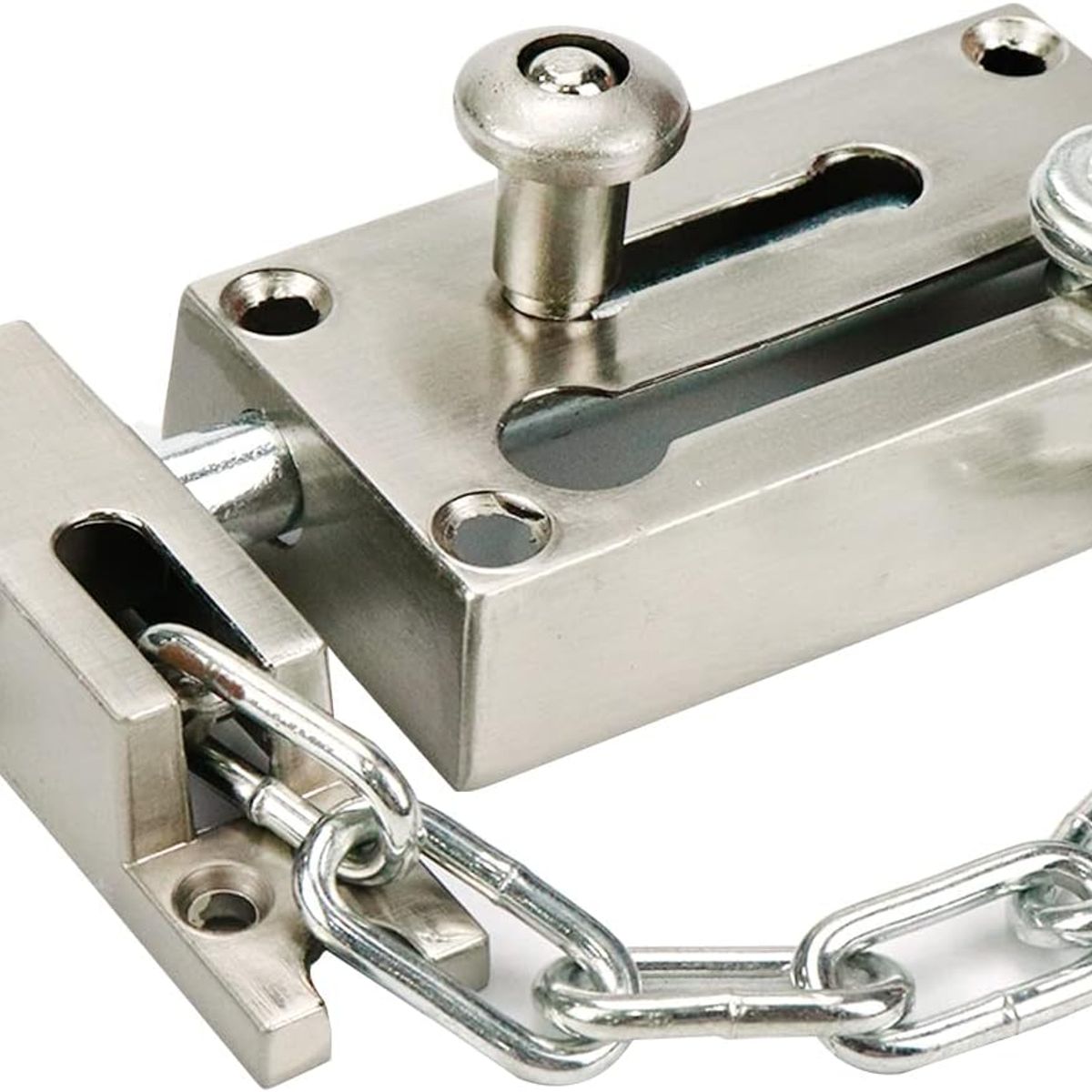 KUANGYE - Cerradura Cadena Seguridad Antirrobo Pestillo Puerta