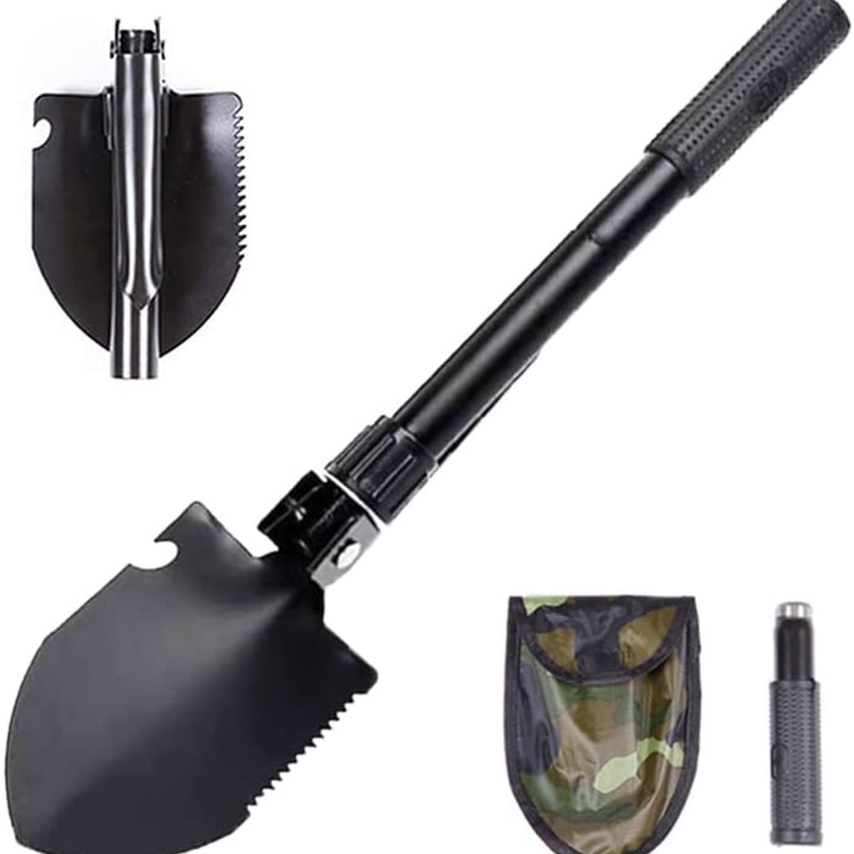 KUANGYE - Pala Retráctil 40 Cms Con Picota