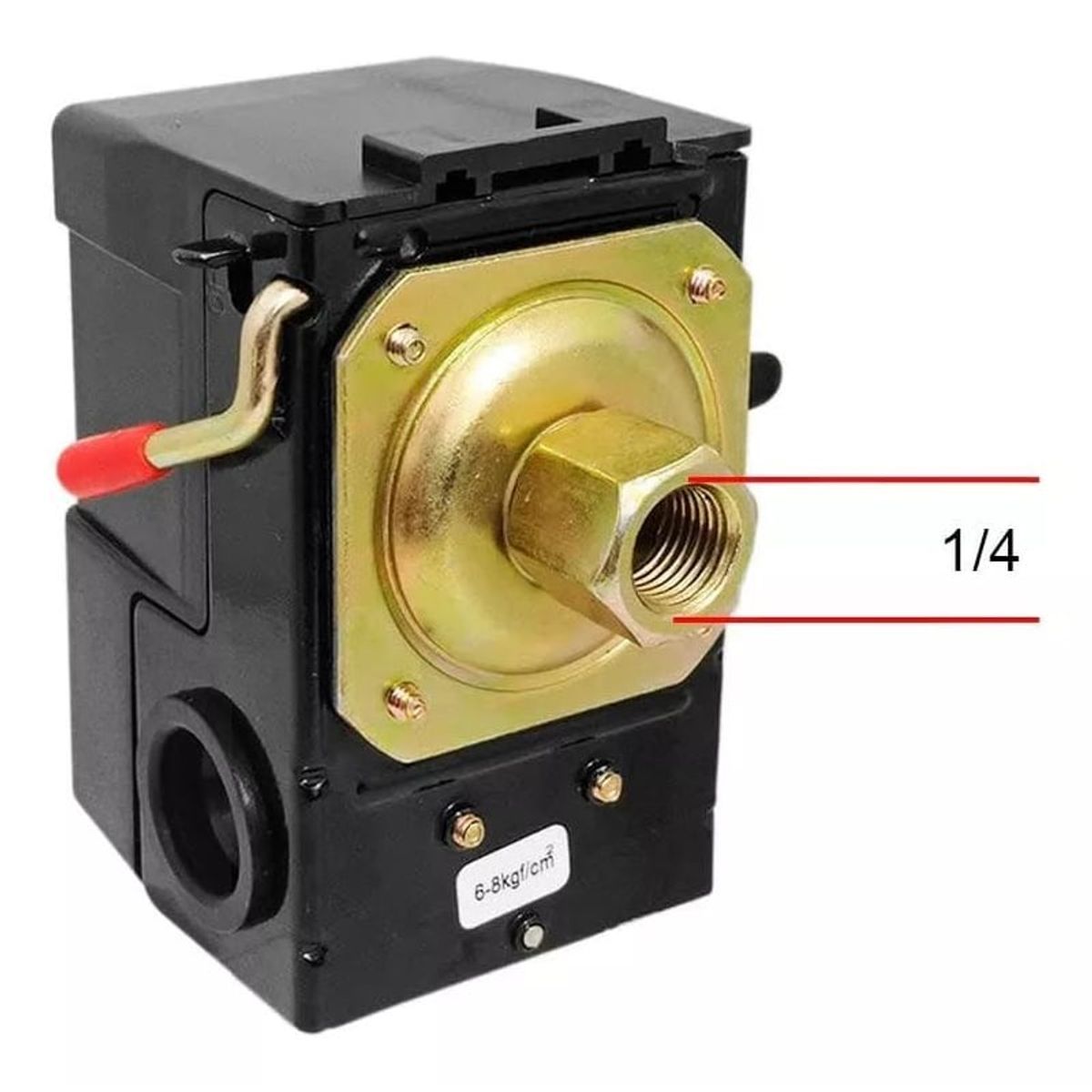 GENERICO - Presostato Compresor 1 Vías Con Palanca