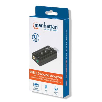 Imagen 2 del producto Tarjeta De Sonido Usb Con Audio 7.1 Hd 152341