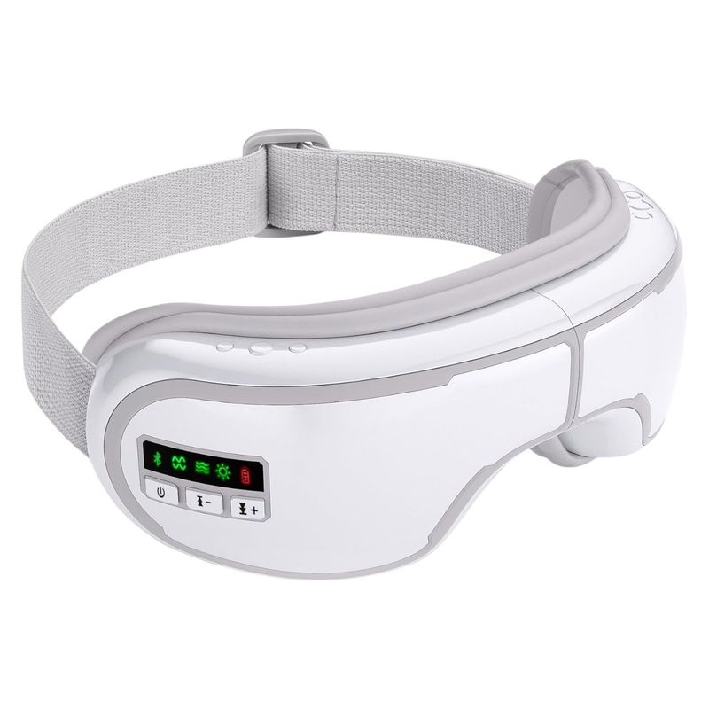 INVENCIBLE - ANTIFAZ MASAJEADOR DE OJOS CON CALOR Y BLUETOOTH NC49