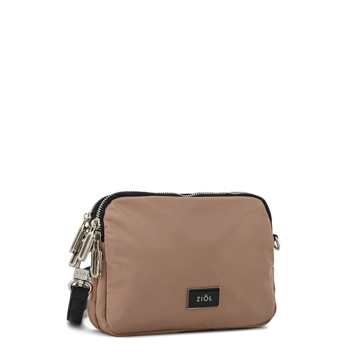 ZIOL - Cartera bandolera lisette mediana beige oscuro