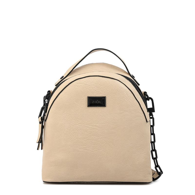 ZIOL - Mochila mediana nicki blanco crudo