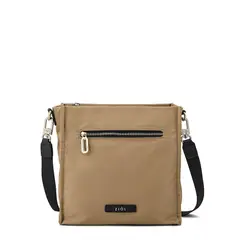 ZIOL - Cartera bandolera pequeña katyna beige oscuro