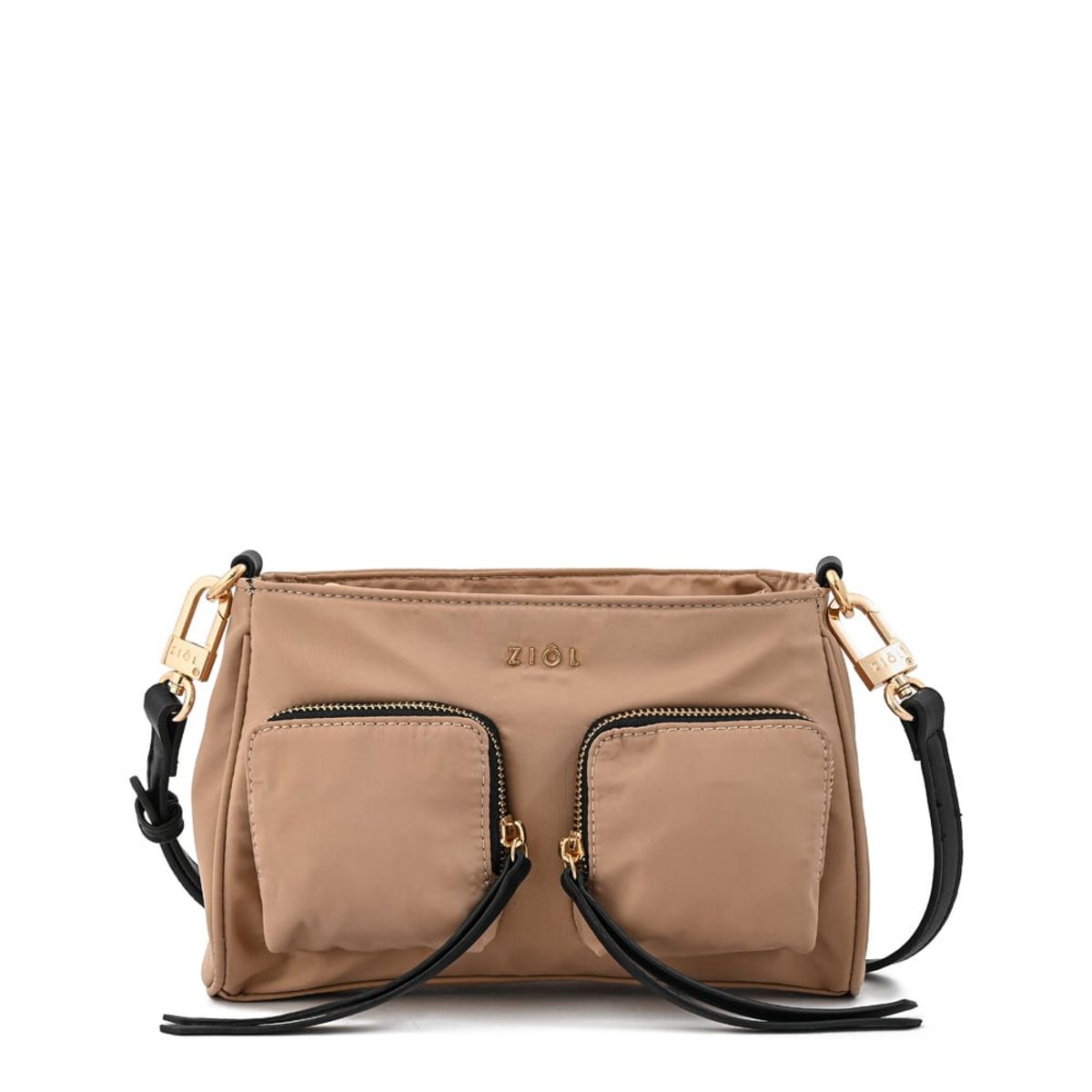 ZIOL - Cartera bandolera nellie pequeña beige oscuro