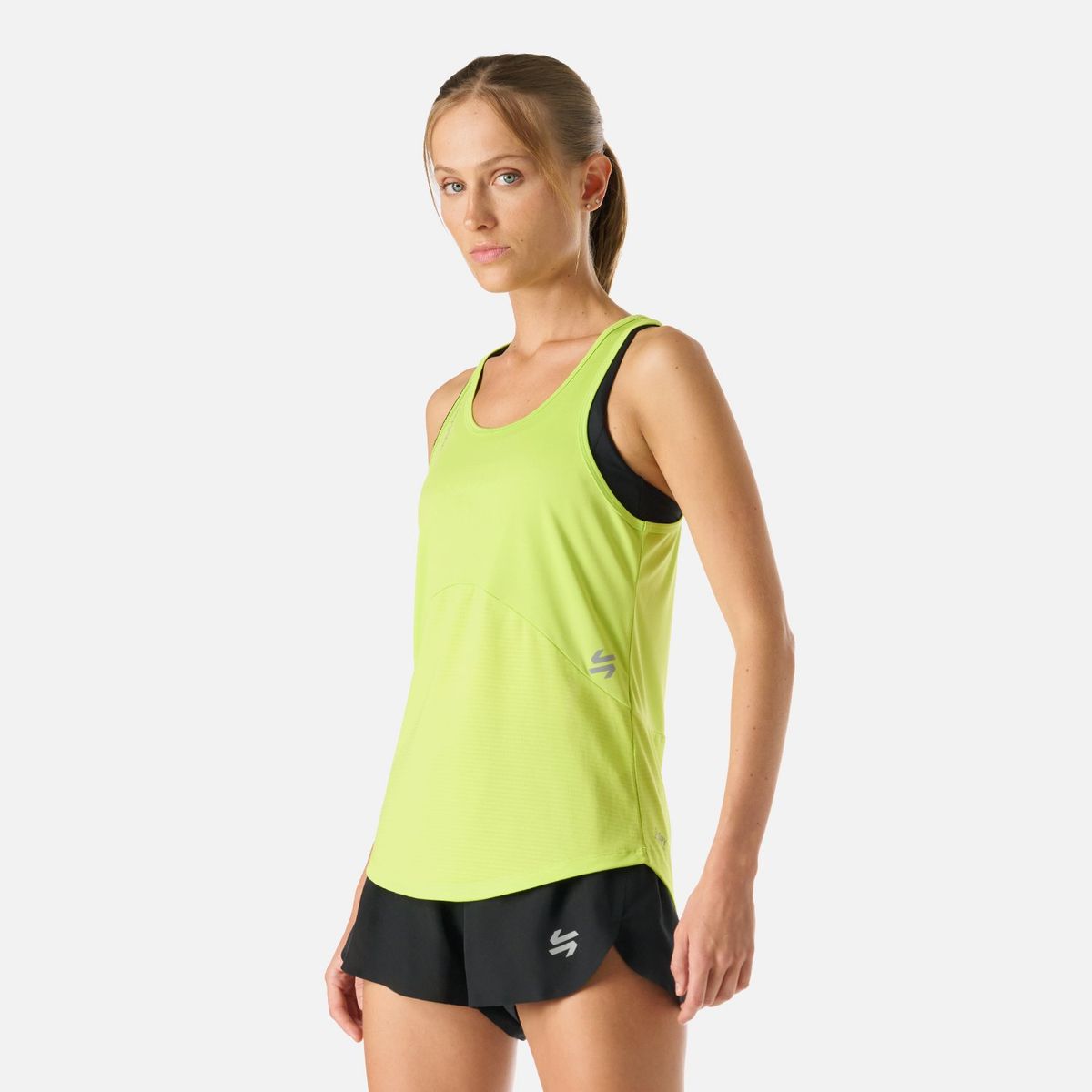 VULCANO - Polera Mujer Built To Move Tank Top Verde Lima Vulcano