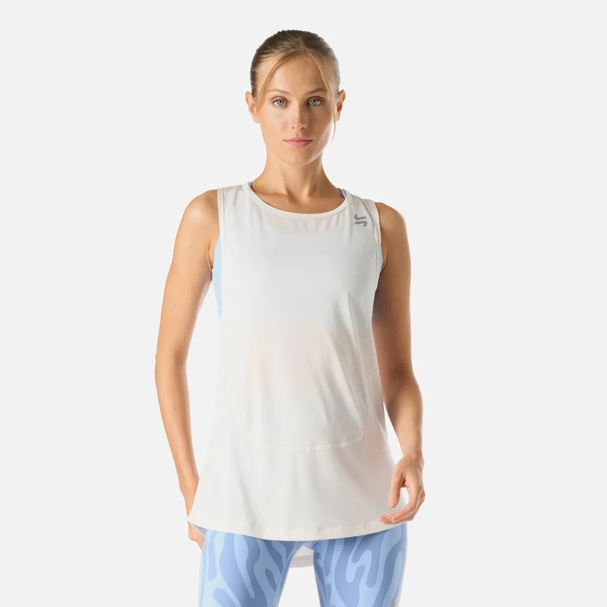 VULCANO - Polera Mujer Tempo Tank Top Blanco Vulcano