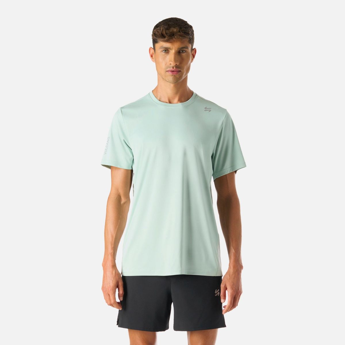 VULCANO - Polera manga corta running hombre Tempo Advanced