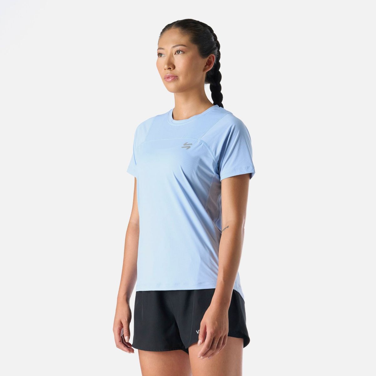 VULCANO - Polera manga corta running mujer Built To Move