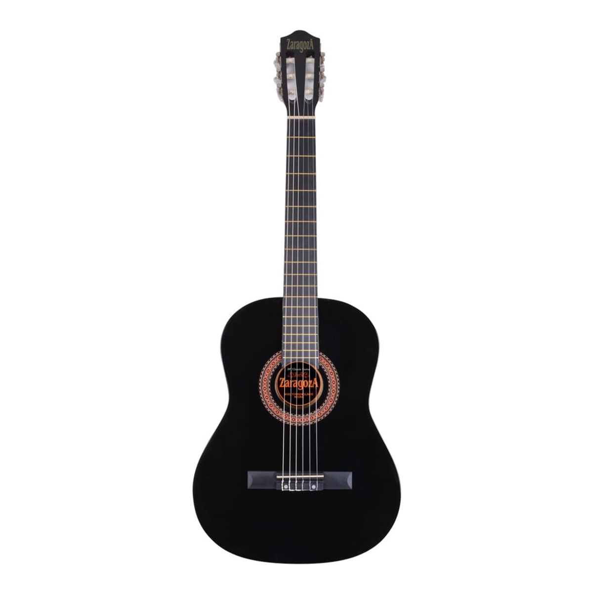 ZARAGOZA - GUITARRA CLÁSICA 39 CUERDA DE NYLON NEGRA ZARAGOZA