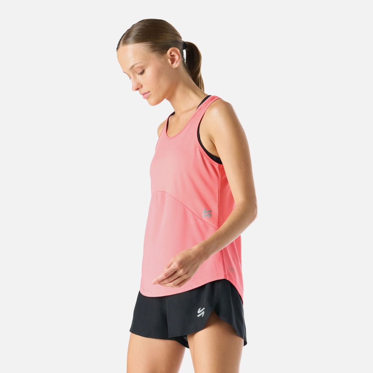 VULCANO - Polera Mujer Built To Move Tank Top Coral Vulcano