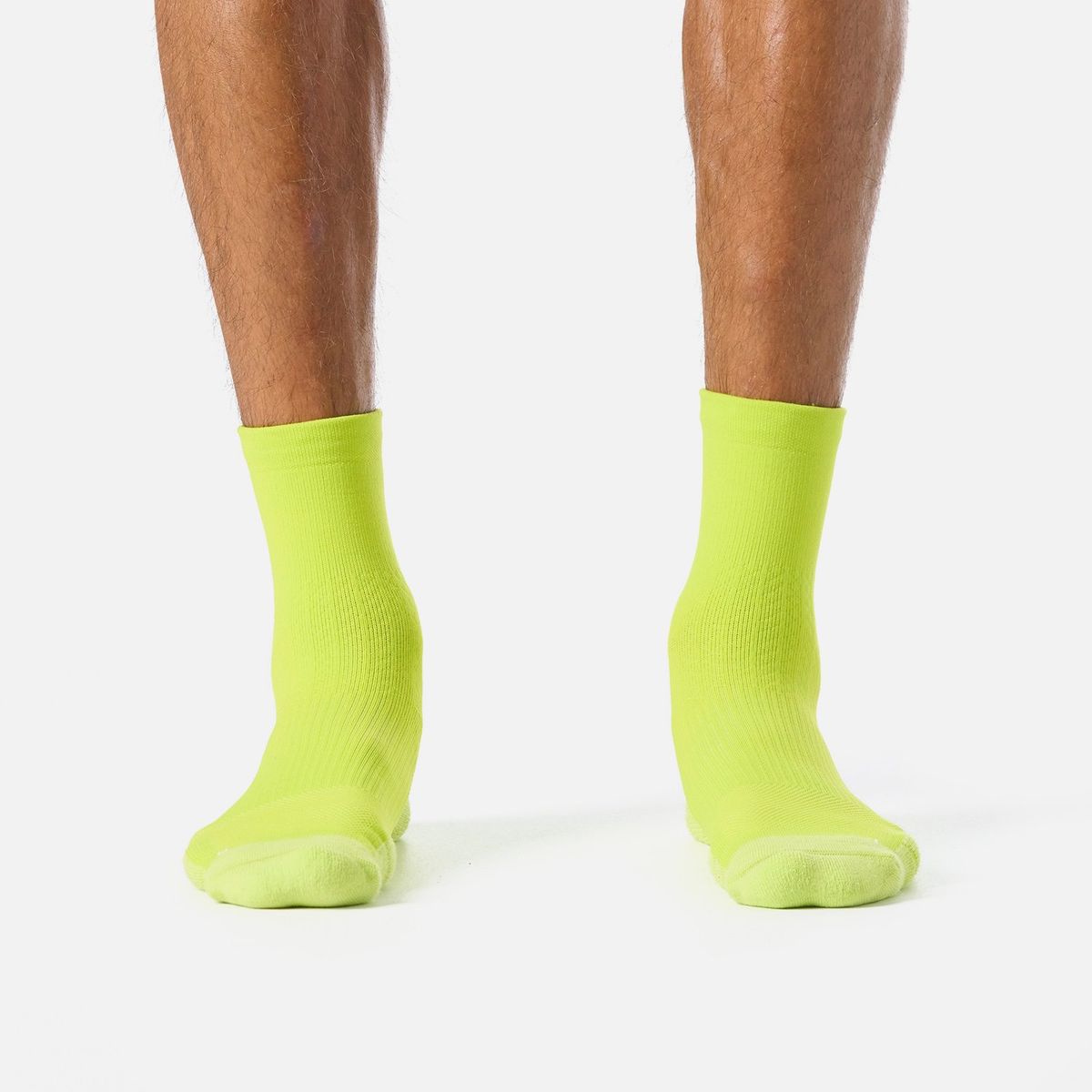 VULCANO - Calcetines Hombre Stride Running Mid Socks Verde Vulcano