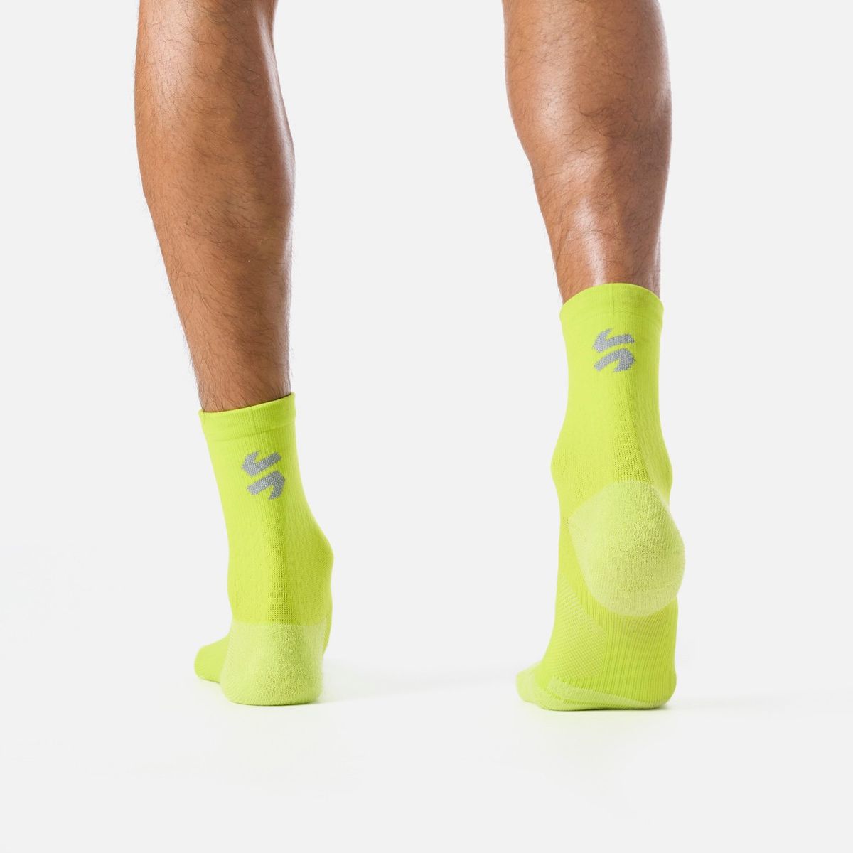 VULCANO - Calcetines Hombre Stride Running Mid Socks Verde Vulcano