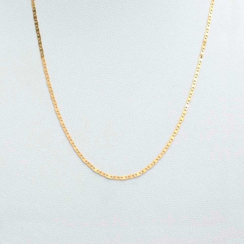 ELLA JOYAS - Cadena Piastrine Oro 18k - 60cm